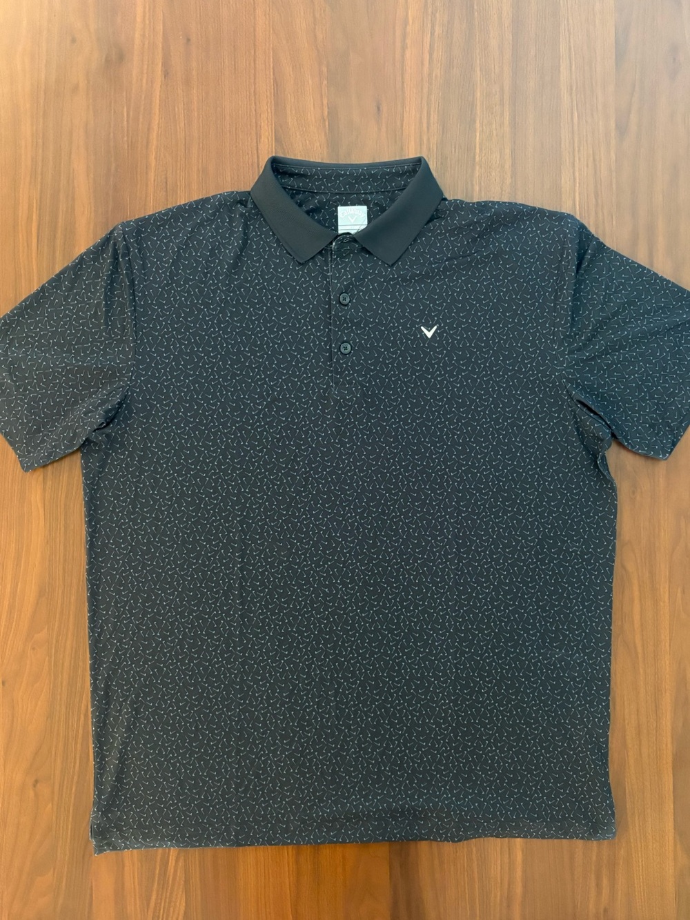 Classic black Callaway Opti-Dri polo